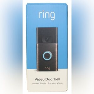 Ring 2nd gen 1080p video doorbell- venetian Bronze (8VRASZ-VENO)
